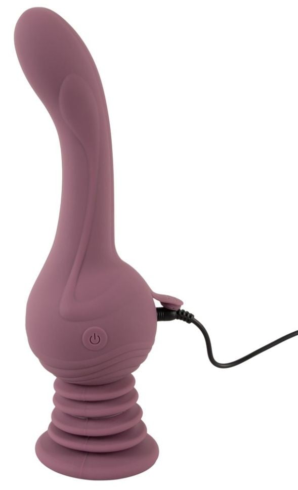 Vibrator dublu, flexibil – două capete utilizabile Turbo Shaker Double Lover (30cm)