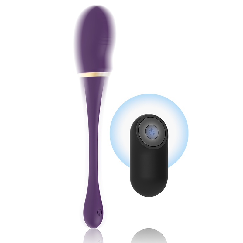 Vibrator dublu pentru cupluri cu telecomanda Treasure Merlin