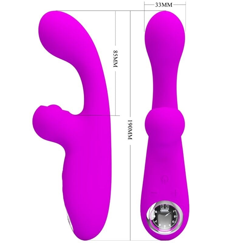 Vibrator iepuras multifunctional Pretty Love - Skylar Purple