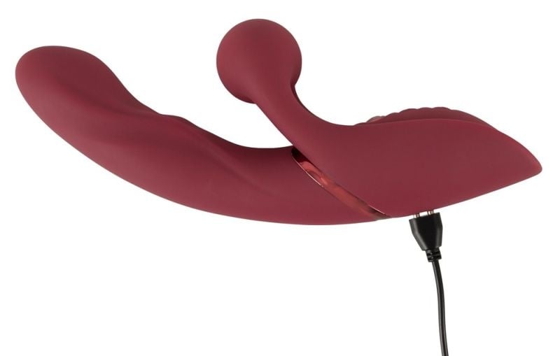 Vibrator iepure cu functie de pulsare/batere Javida 2 Function Rabbit Vibrator