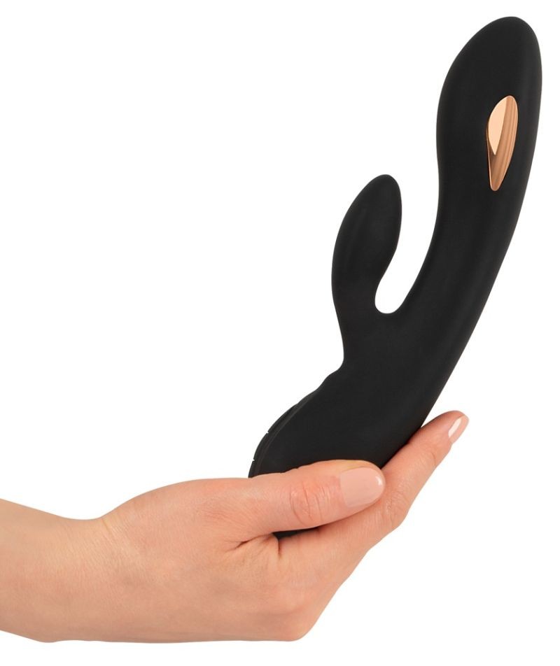 Vibrator iepure E-Stim Rabbit Vibrator (20.5cm) 10 moduri de stimulare electrică - 1 | YEO