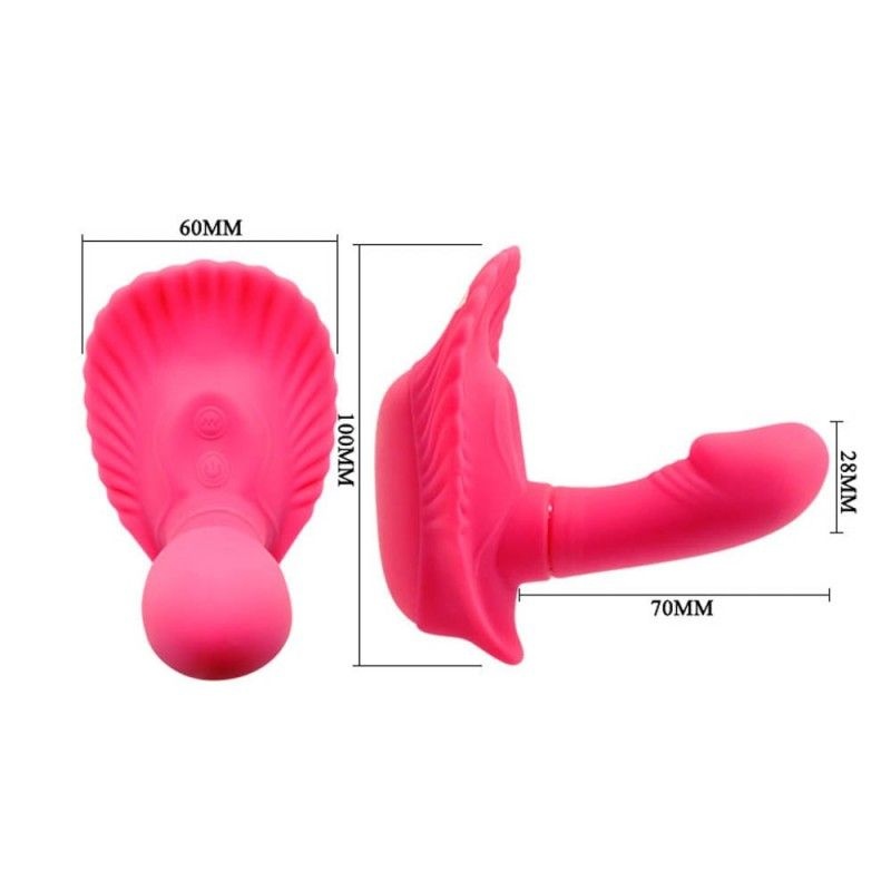 Vibrator mic din silicon cu 30 de setari de vibratii Pretty Love Fancy Clamshell