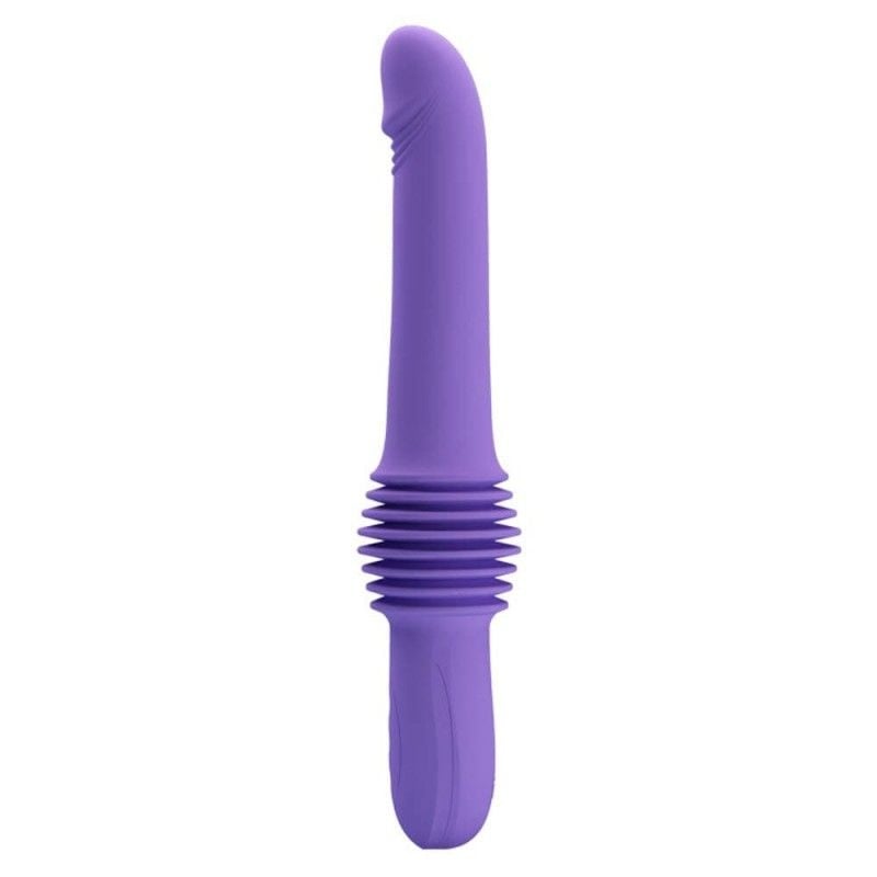 Vibrator Pretty Love Pazuzu Purple, Miscare 7cm Inainte/Inapoi - 3 | YEO