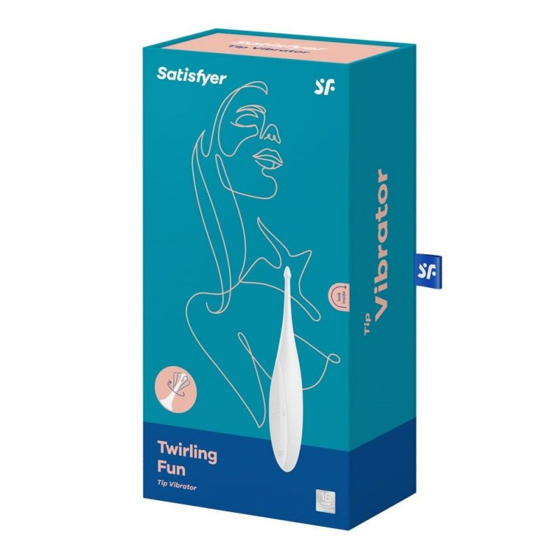 Vibrator SATISFYER Twirling Fun white