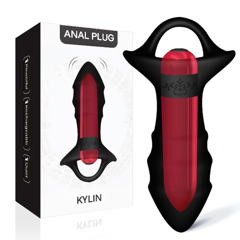 Vibrator si plug anal cu vibratii tip deget ARMONY - KYLIN cu telecomanda