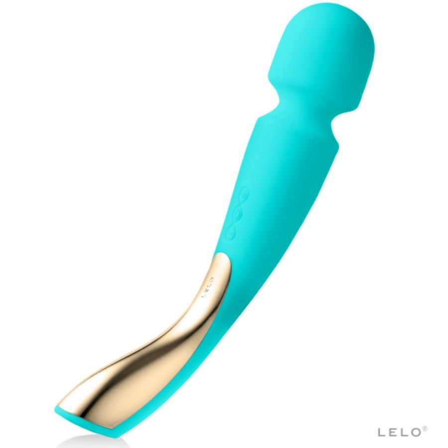 Aparat de masaj elegant pentru tot corpul LELO - SMART WAND 2 TURQUOISE