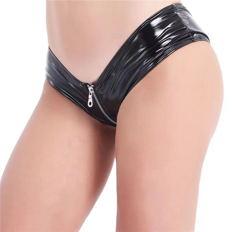 Bikini cu Fermoar, Wetlook, Marime M