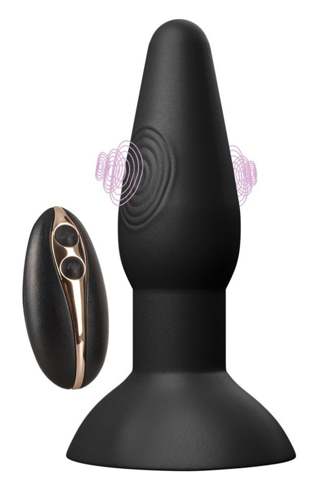 Black Velvets Thumping Rectum Butt Plug  in SexShop KUR Romania