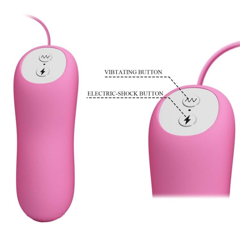 Cleme reglabile cu electrosocuri pentru mameloane si ou vibrator Pretty Love Electric - 1 | YEO