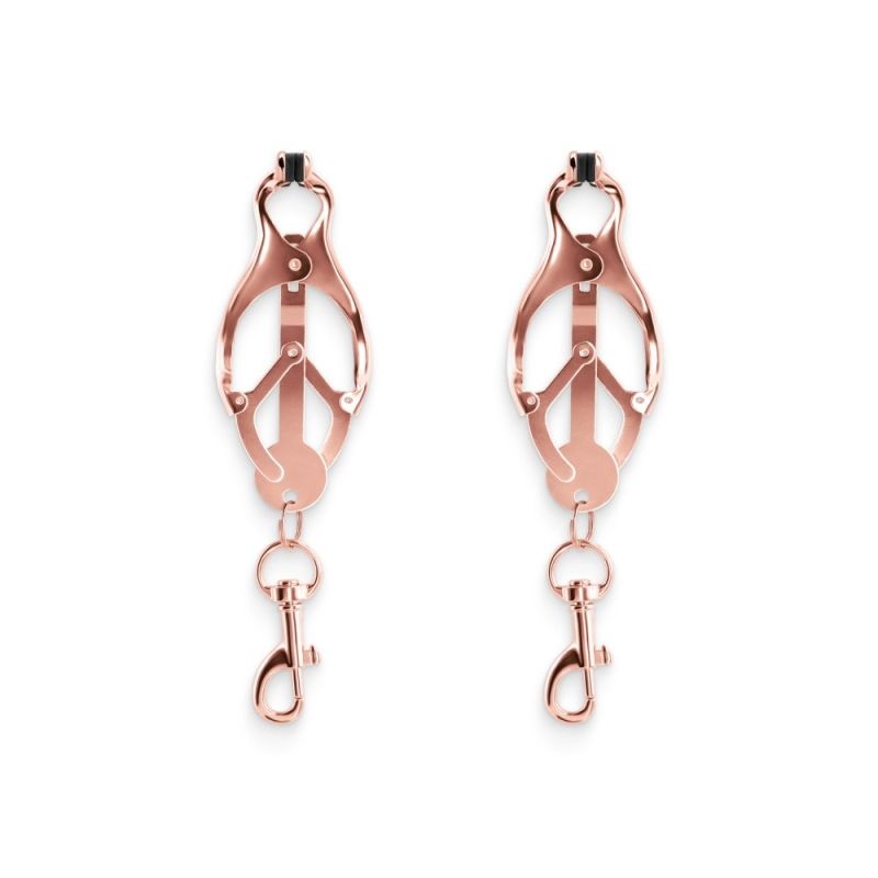 Clemele ajustabile pentru mamelon Bound - Nipple Clamps - C3 - Rose Gold - 1 | YEO