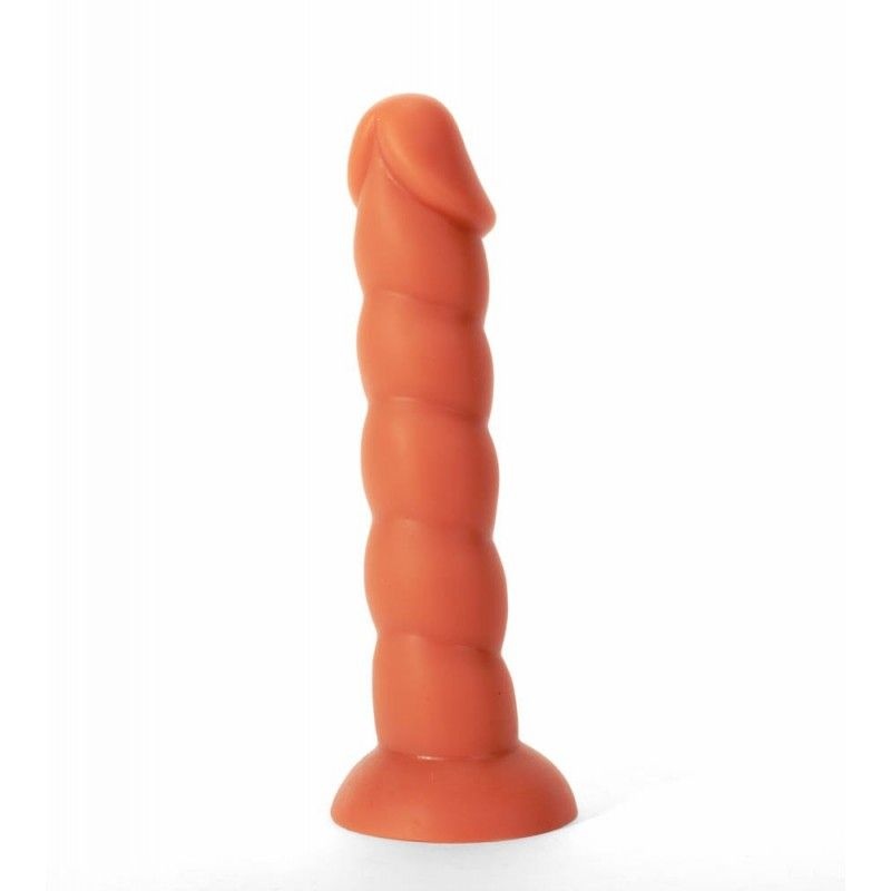 Dildo din silicon cu cap realist Silicon Colours Pleasure Flesh (21.6cm) - 2 | YEO