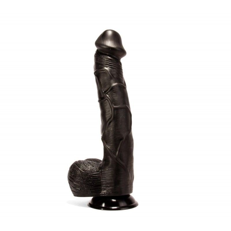 Dildo gigant flexibil cu ventuza de fixare X-MEN Paddy’s Cock Black 35cm x 6cm - 1 | YEO