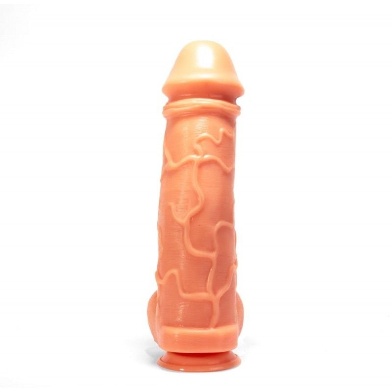 Dildo în formă realistă X-MEN Super Sized Dildo Flesh 36.5cm x 9cm - 1 | YEO