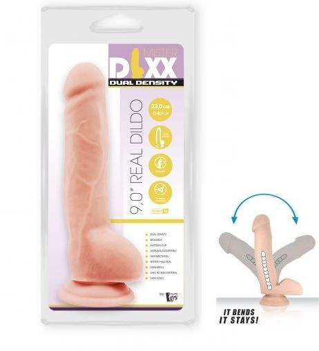 DILDO MARE MR. DIXX 9INCH DUAL DENSITY 23cm