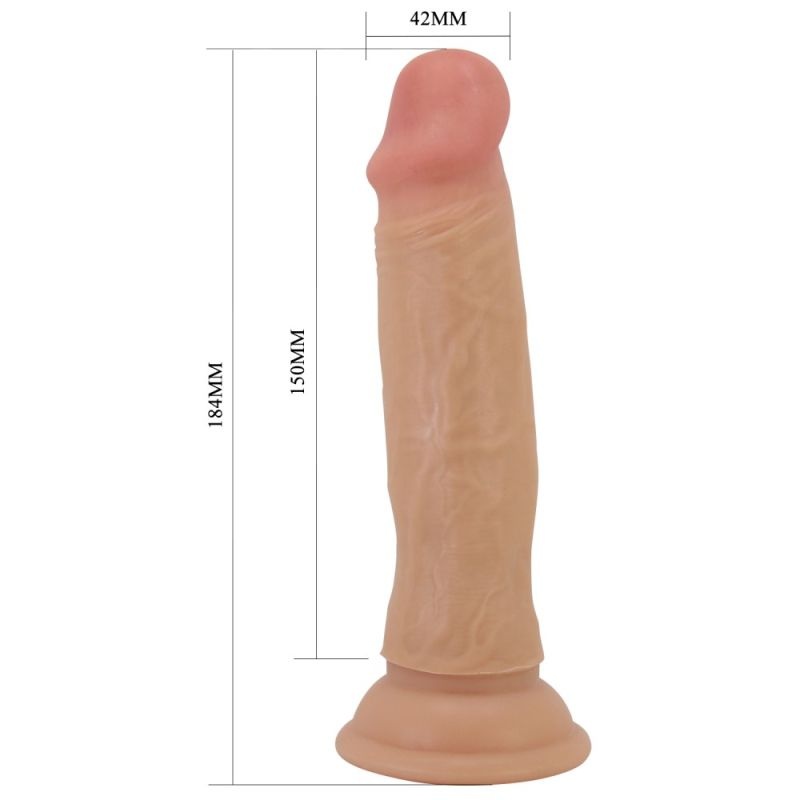 Dildo Mic Realist Pretty Love Quentin Flesh 15cm - 1 | YEO