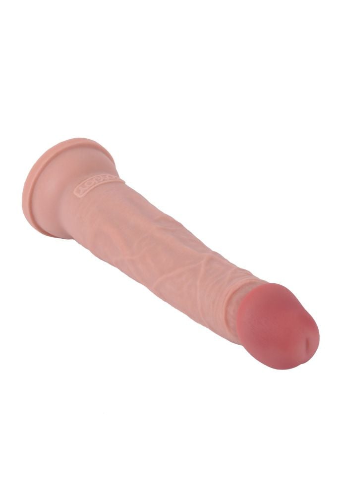 Dildo realist cu dubla densitate si ventuza de fixare Deluxe Dual Density Dong 10 In (26.5cm) - 2 | YEO