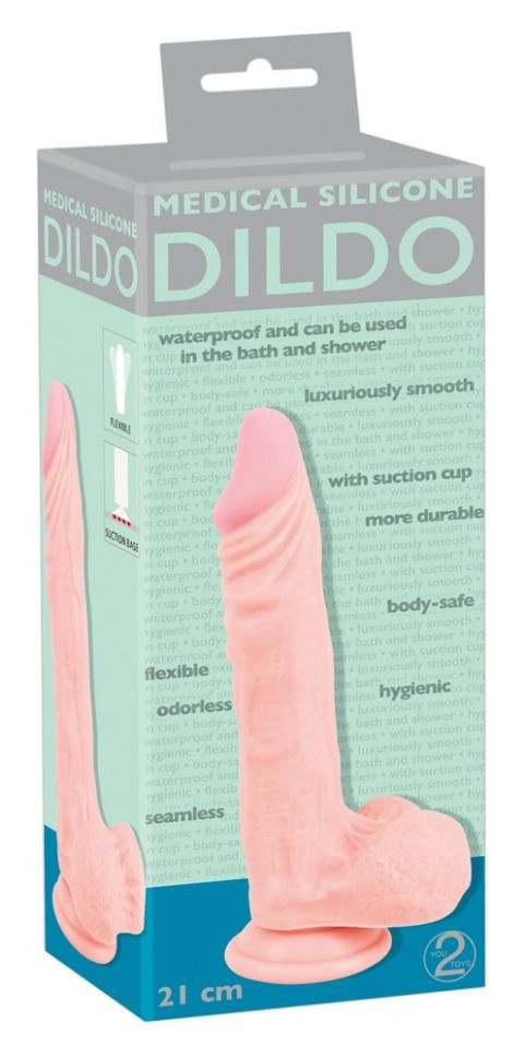 Dildo realist din silicon medical Silicone Dildo (21cm)