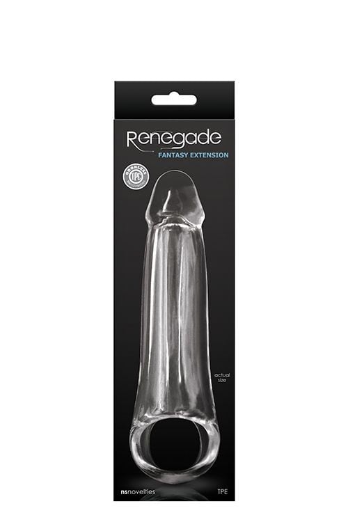 Extensie Transparenta RENEGADE FANTASY EXTENSION MD CLEAR 20cm