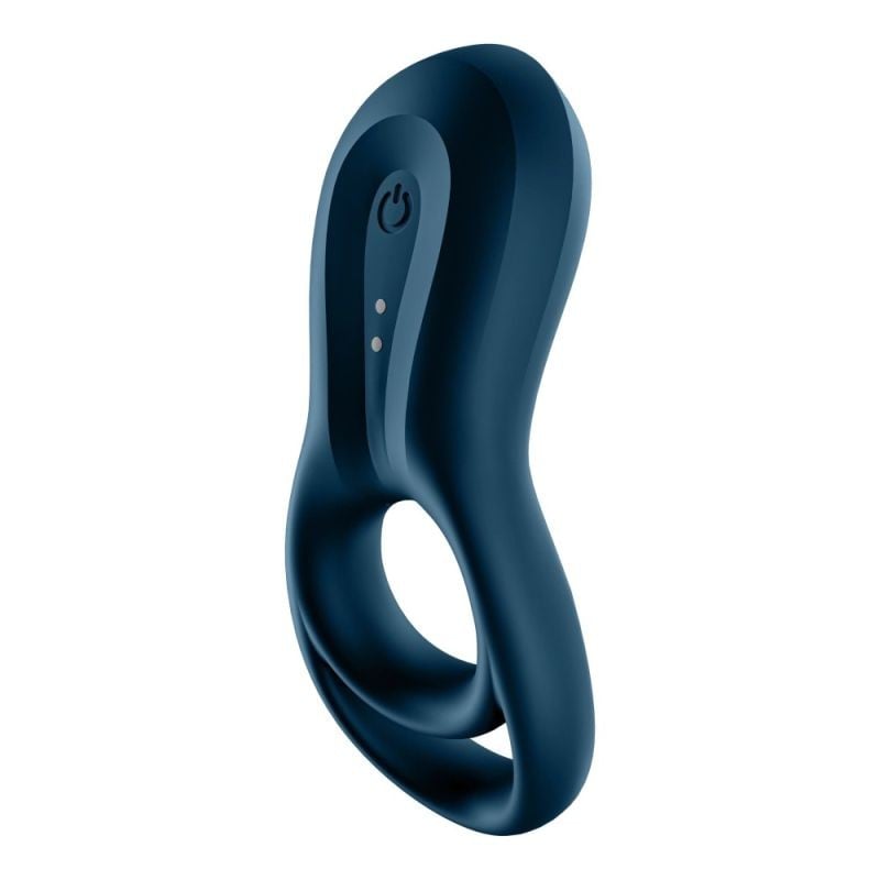 Inel penis silicon cu vibratii, cu stimulator clitoridian Satisfyer Epic Duo - 2 | YEO