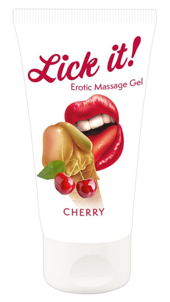 Lubrifiant Erotic Massage Gel Cherry, 50 in SexShop KUR Romania