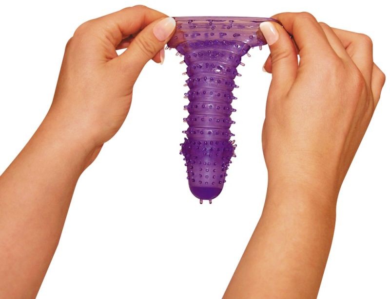 Manson flexibil cu cili moi pentru o extra-stimulare Xtra Lust Penis Sleeve (14,5 cm) - 1 | YEO