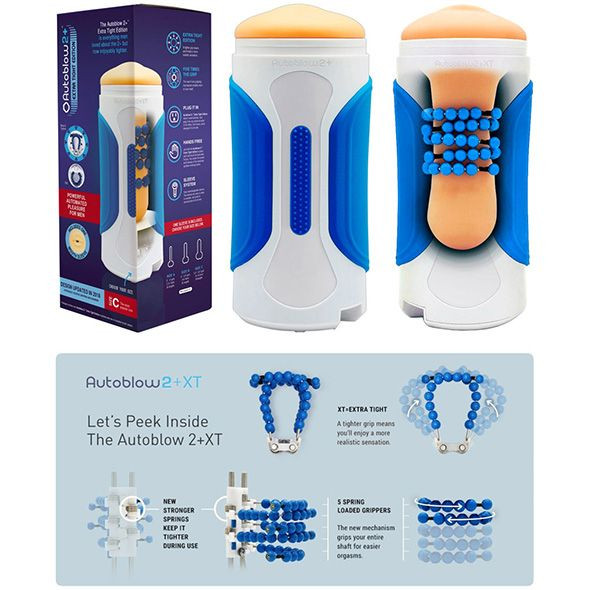 Masturbator AUTOBLOW - 2 PLUS XT MASTURBATOR & SLEEVE B - 1 | YEO