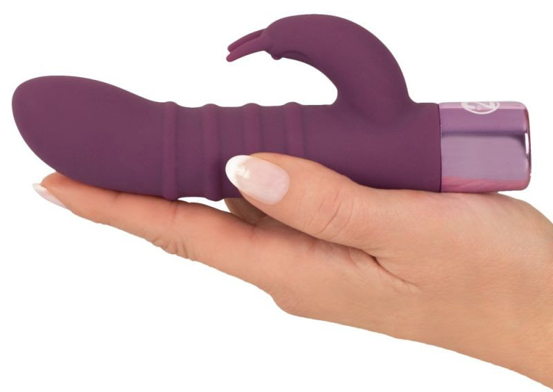 Mini vibrator iepure cu 15 moduri de vibratie Elegant Series Rabbit Vibrator 16 cm