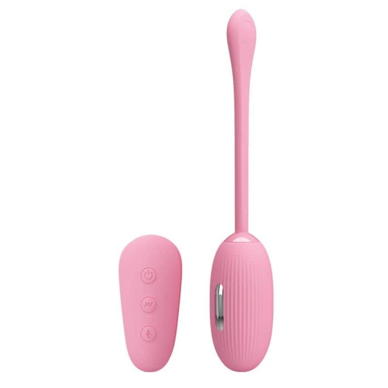 Ou vibrator cu stimulare electrica PRETTY LOVE - SHOCK FUN, PINK - 2 | YEO