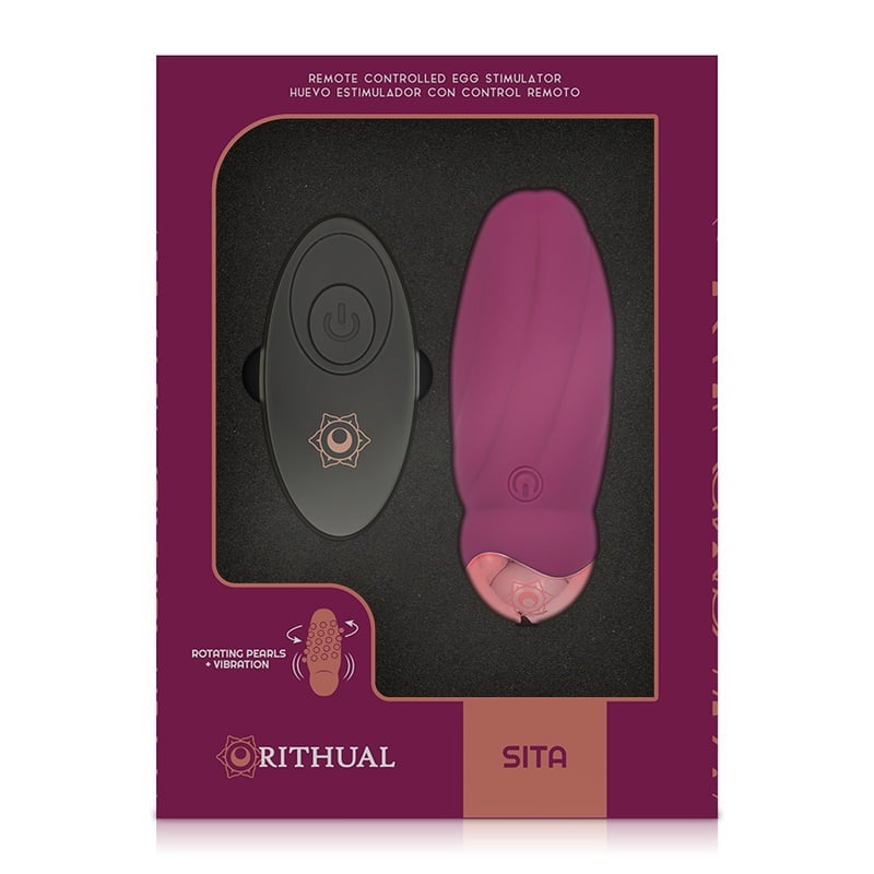 Ou vibrator rotativ cu telecomanda RITHUAL - SITA