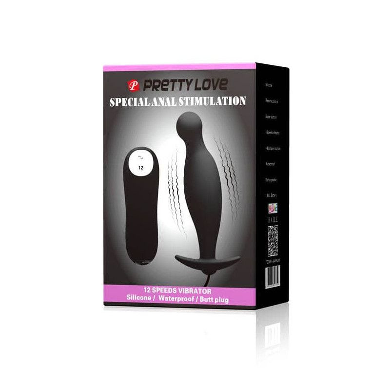 Plug anal cu vibratii Pretty Love Special Anal Stimulation II (11.7cm)