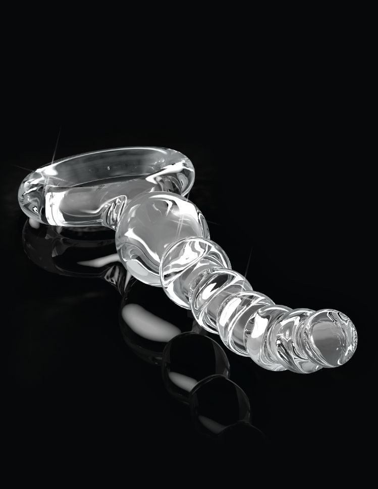 Plug anal elegant din sticla ICICLES NO 67 - 2 | YEO