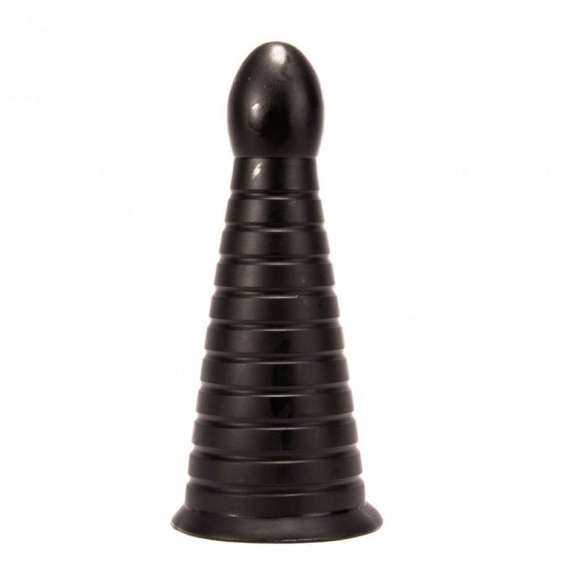 Plug anal X-MEN 10 inch Huge Anal Plug Black 25cm x 9cm