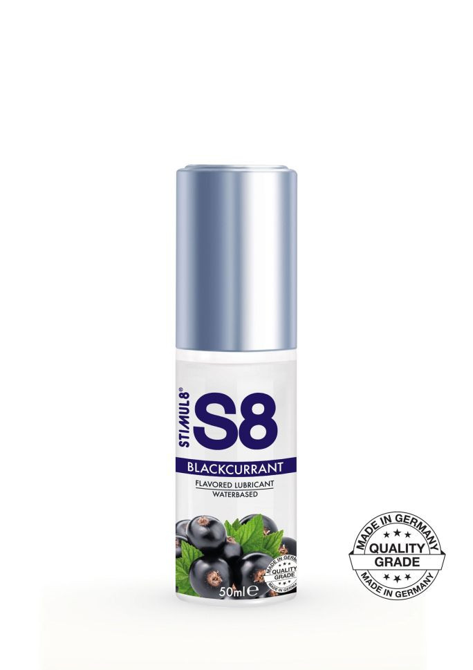 S8 Waterbase Blackcurrant Flavored Lube 50ml