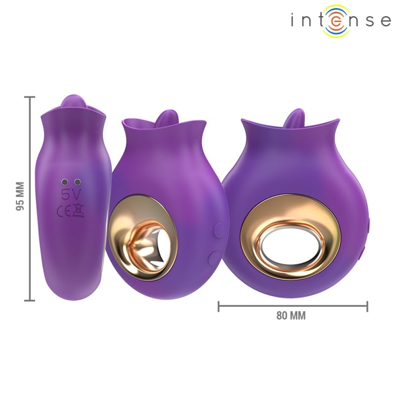 Stimulator Clitoridian INTENSE TULI - 9 moduri Vibrații si 9 moduri de Oscilații - 3 | YEO