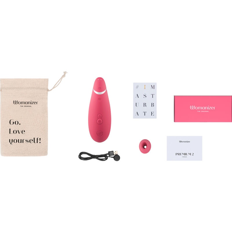 Stimulator Clitoris Womanizer Premium 2 RASPBERRY - 1 | YEO