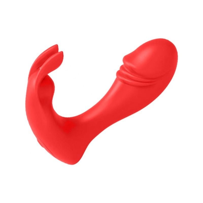 Stimulator punct g si prostata Naughty Stimulator, Bluetooth Control, Free App, Silicone, USB, Red, 1