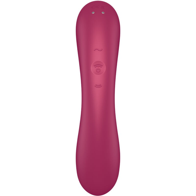 Vibrator 3 în 1 Satisfyer Curvy Trinity 1, red (17,5cm) - 3 | YEO