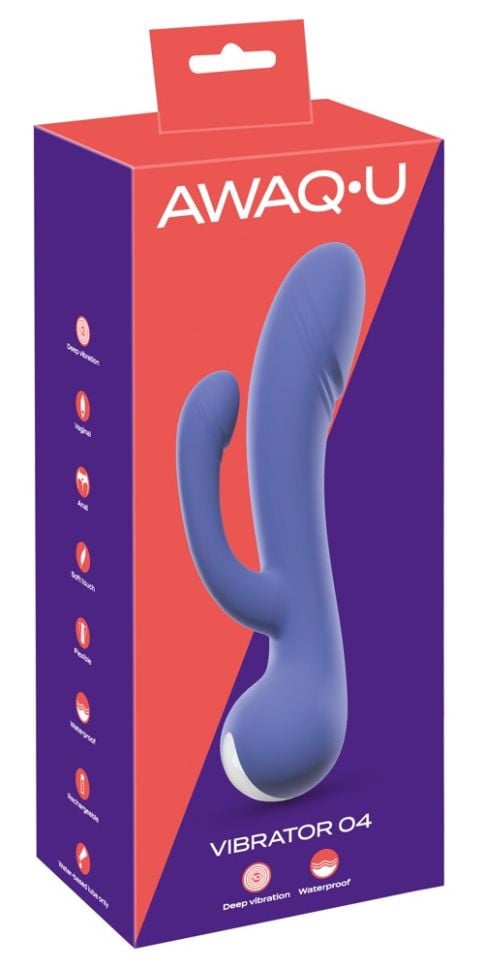 Vibrator anal si vaginal AWAQ.U Vibrator Dubla Stimulare