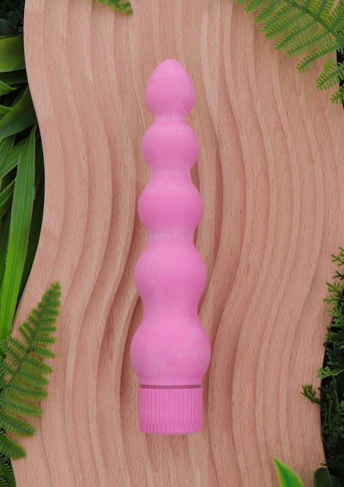 Vibrator biodegradabil Eco Vibrator, Pink (18.5cm)