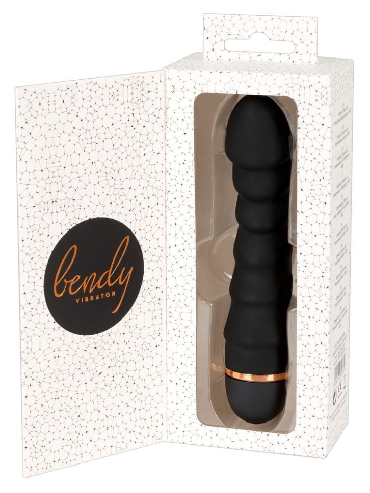 Vibrator clasic realist, flexibil, cu 20 de moduri de vibratie Bendy Ripple Vibrator (16,5 cm) - 3 | YEO