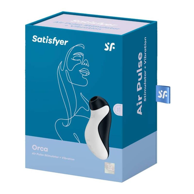 Vibrator cu 11 intensitati ale undelor de presiune Satisfyer Orca (11.5cm)