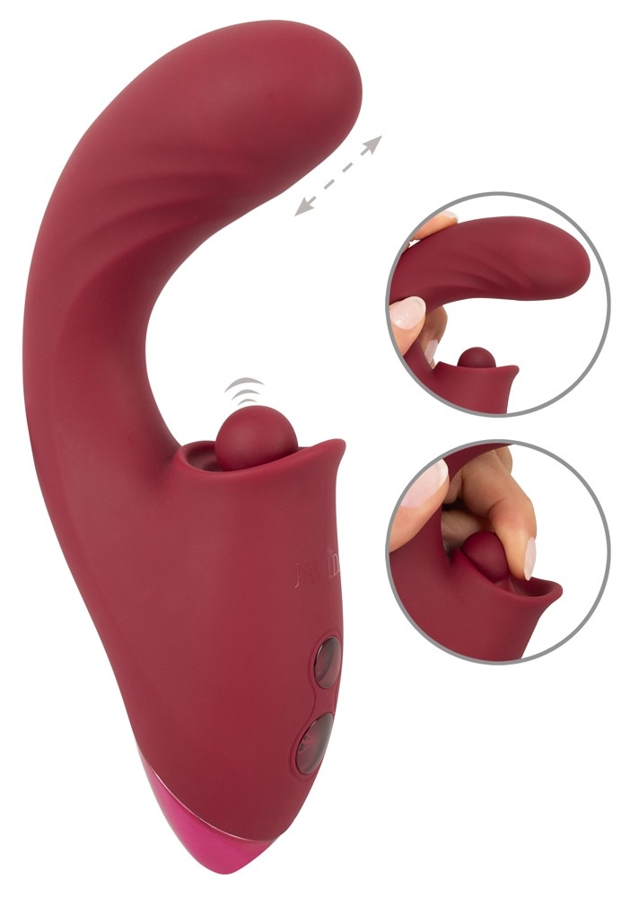 Vibrator cu mișcare de împingere și stimulator clitoridian Javida - 3 | YEO