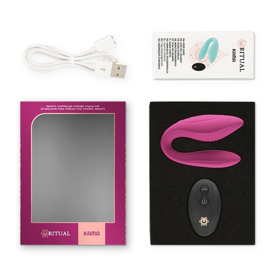 Vibrator cu telecomanda pentru cupluri Rithual Kama ORCHID - 1 | YEO