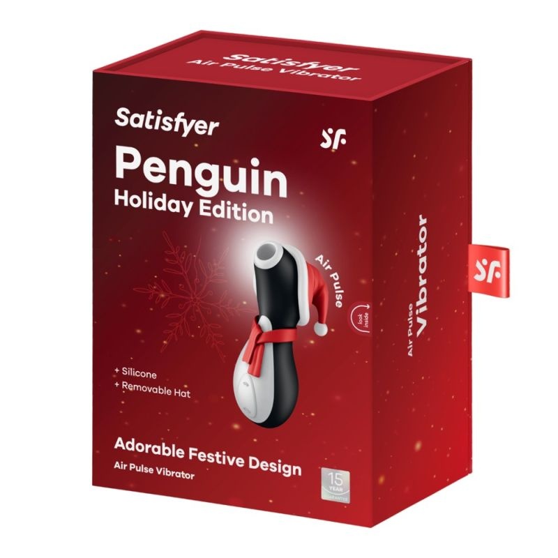 Vibrator cu unda de presiune Satisfyer Penguin Holiday Edition