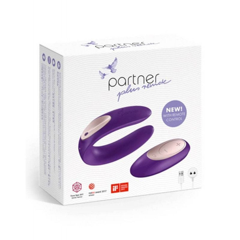 Vibrator cupluri cu telecomanda SATISFYER PARTNER PLUS