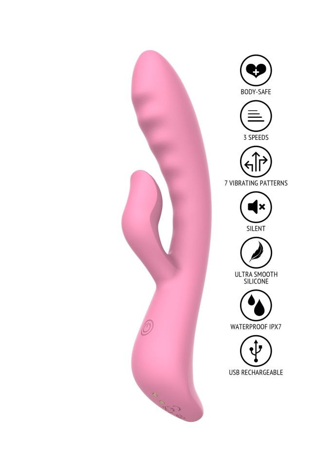 Vibrator de iepure de lux cu design ergonomic The Belle Rabbit Vibrator (21 cm)