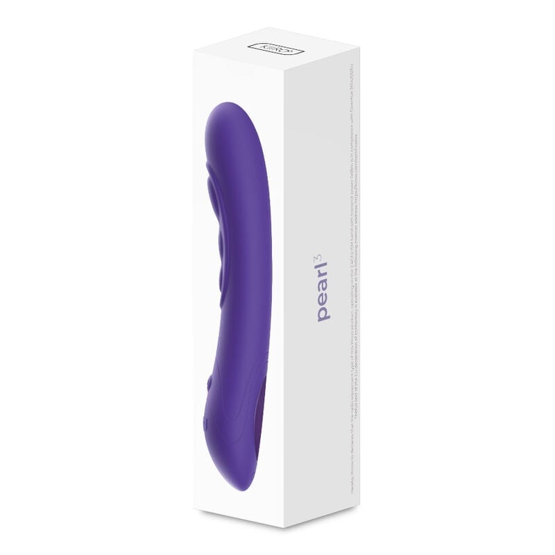 Vibrator interactiv pentru punct G KIIROO - PEARL 3 culoare Mov aplicatie FeelConnect