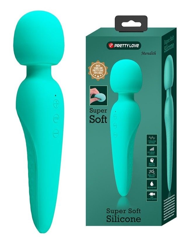 Vibrator Masaj Meredith, 7 Moduri Vibratii & 5 Intensitati Viteza, Sil