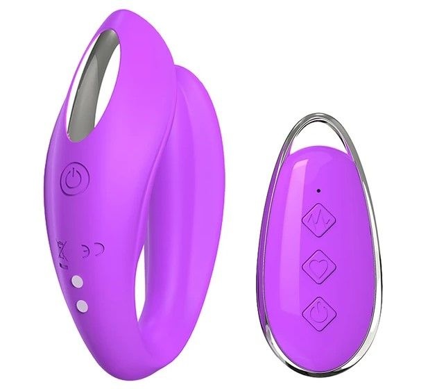 Vibrator pentru cupluri cu telecomanda wireless Couple Vibrator, 12 Vibration Modes, Remote Control