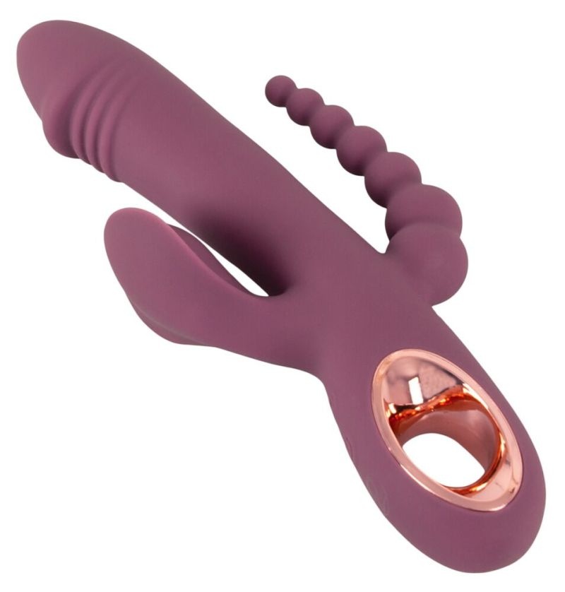 Vibrator Slim Triple Plum in SexShop KUR Romania